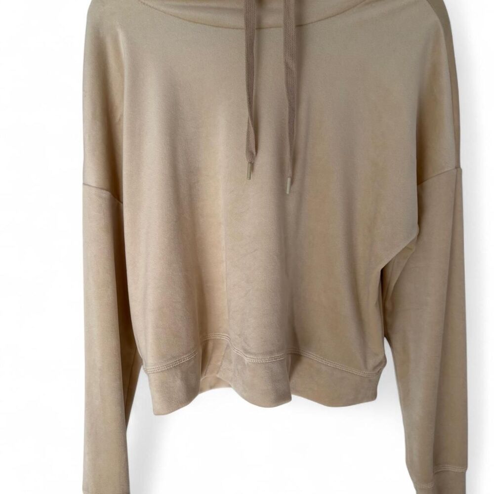 Aerie Women's Tan and Cream Hoodie